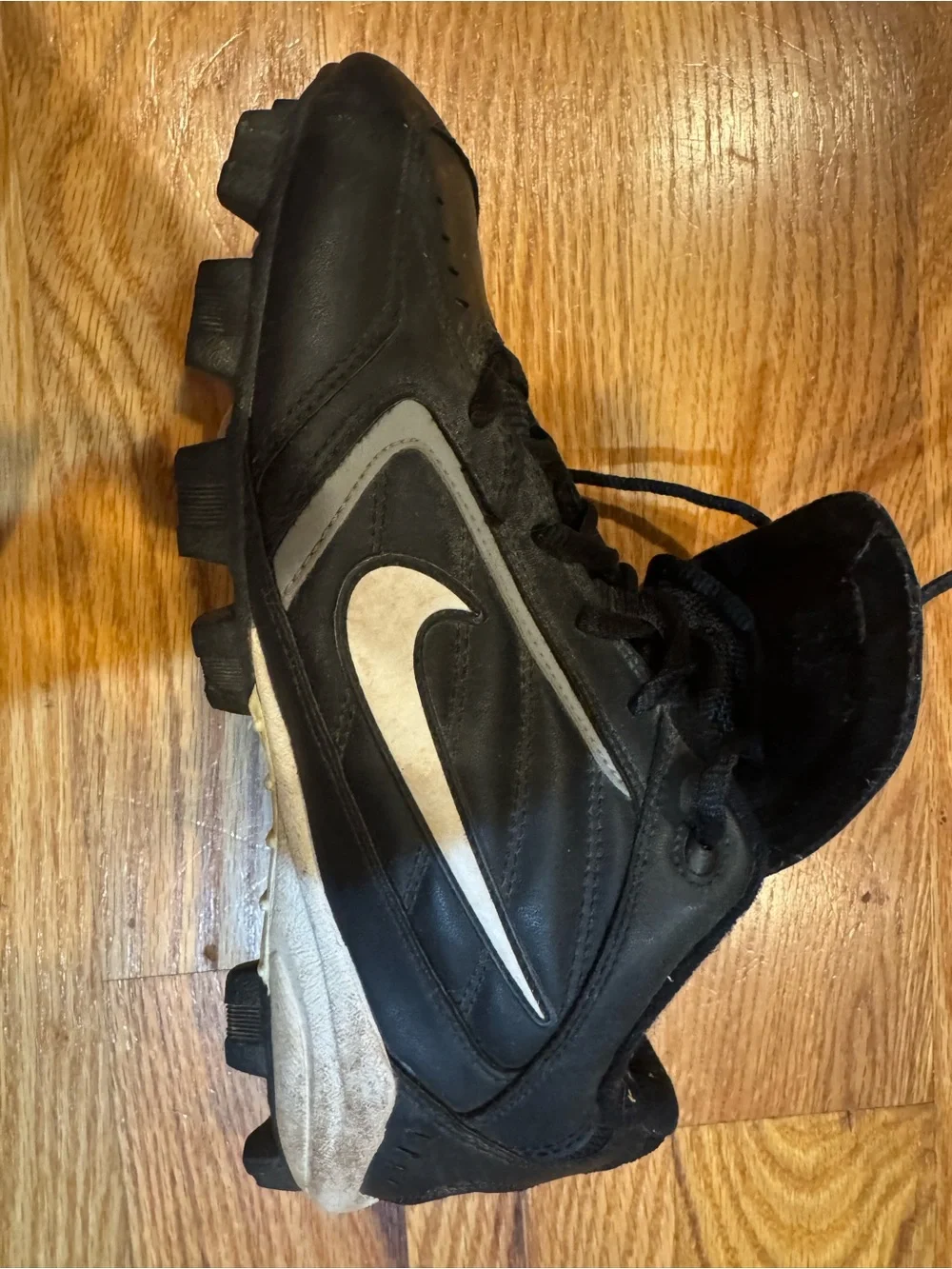 Nike Kids Black and White High-Top Sneakers